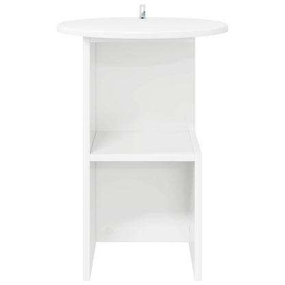 Tavolo laterale Bianco Ø 39,5 x 55 cm Legno ingegnerizzato