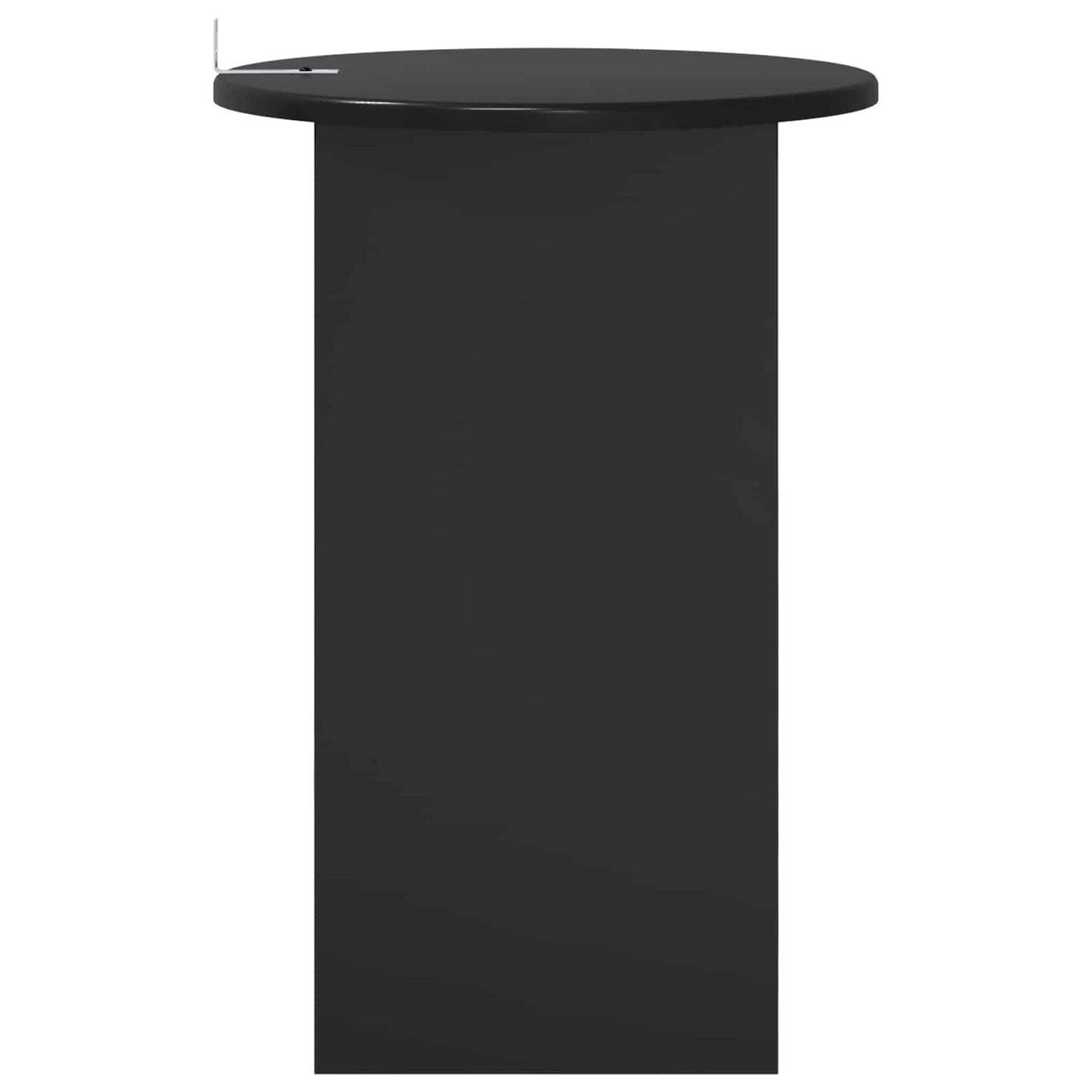 Tavolo laterale Rovere Nero Ø 39,5 x 55 cm Legno ingegnerizzato