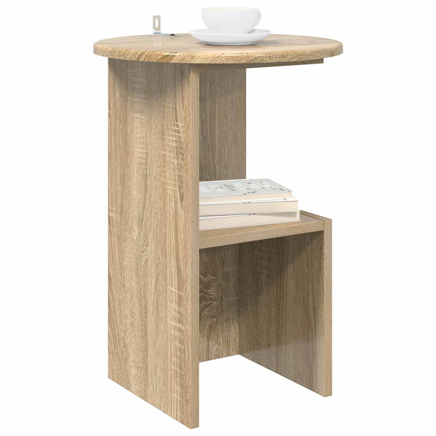 Tavolo laterale Rovere Sonoma Ø 39,5 x 55 cm