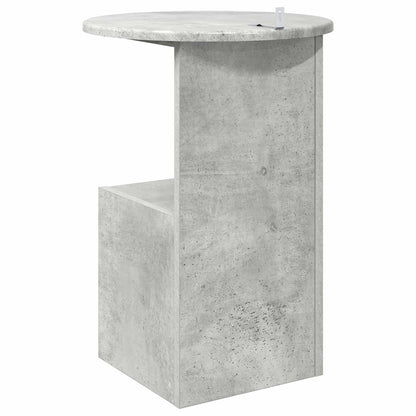 Tavolo laterale Grigio Cemento Ø 39,5 x 55 cm
