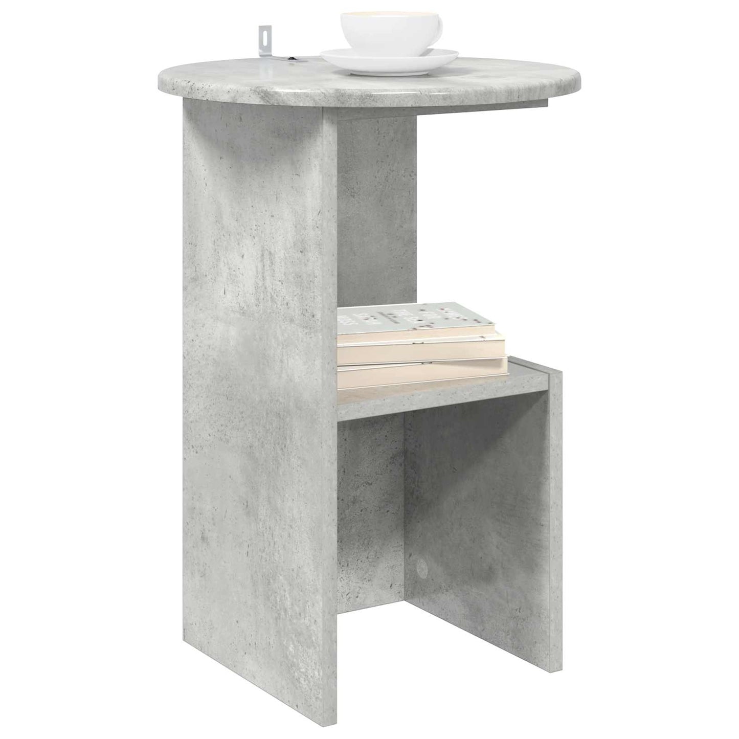 Tavolo laterale Grigio Cemento Ø 39,5 x 55 cm