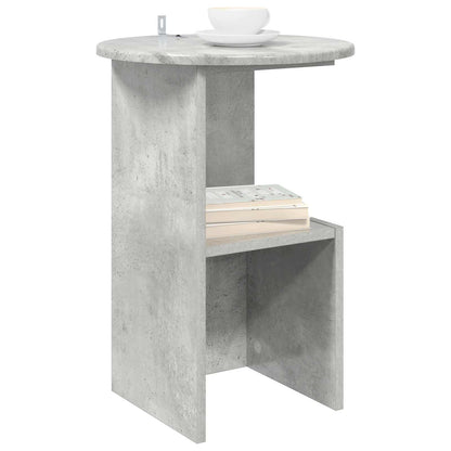 Tavolo laterale Grigio Cemento Ø 39,5 x 55 cm