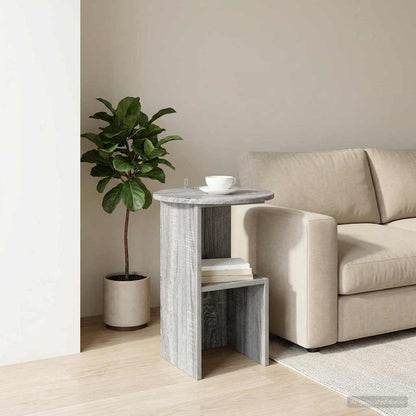 Tavolo laterale Grigio Sonoma Ø 39,5 x 55 cm