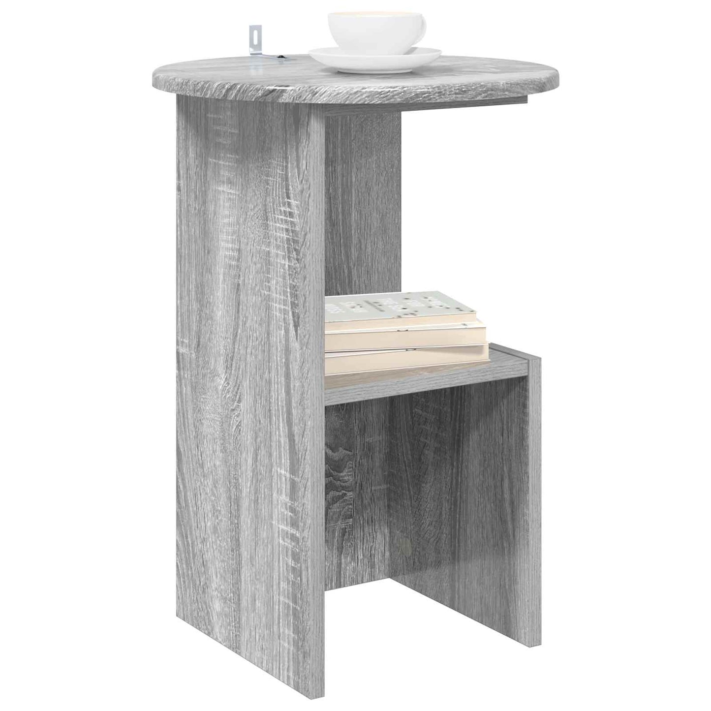 Tavolo laterale Grigio Sonoma Ø 39,5 x 55 cm