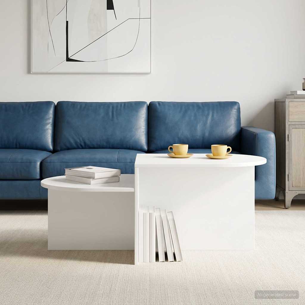Tavolino da salotto Bianco 100 x 50 x 40 cm