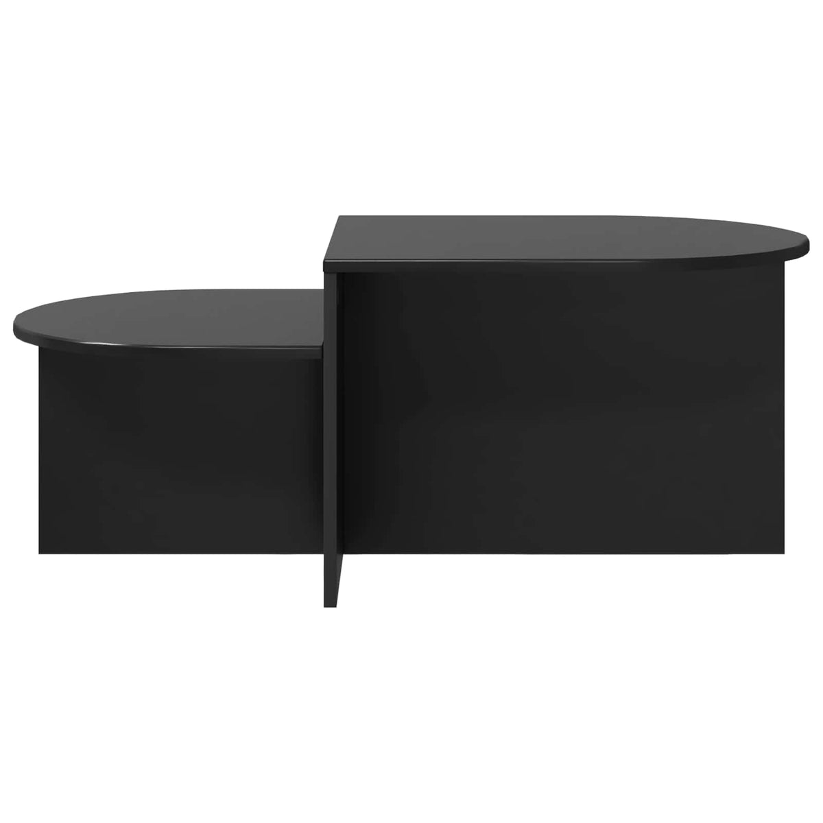 Tavolino da salotto Rovere Nero 100 x 50 x 40 cm