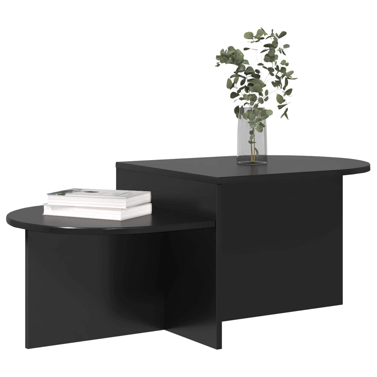 Tavolino da salotto Rovere Nero 100 x 50 x 40 cm