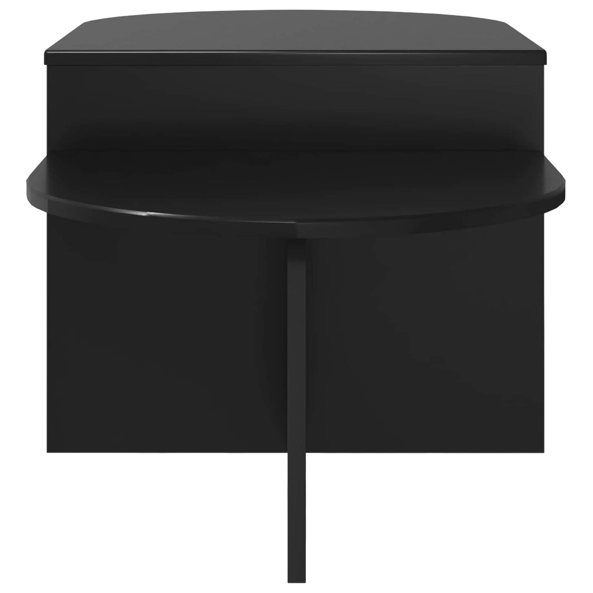 Tavolino da salotto Rovere Nero 100 x 50 x 40 cm