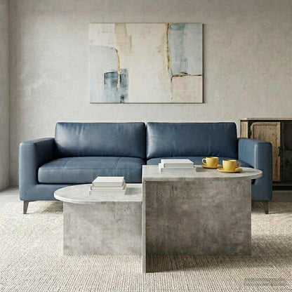 Tavolino da salotto Grigio Cemento 100 x 50 x 40 cm
