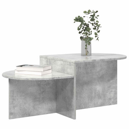 Tavolino da salotto Grigio Cemento 100 x 50 x 40 cm
