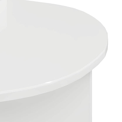 Tavolino da salotto Bianco Lucido 100 x 50 x 40 cm | homemem39