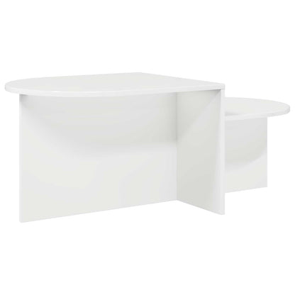 Tavolino da salotto Bianco Lucido 100 x 50 x 40 cm | homemem39