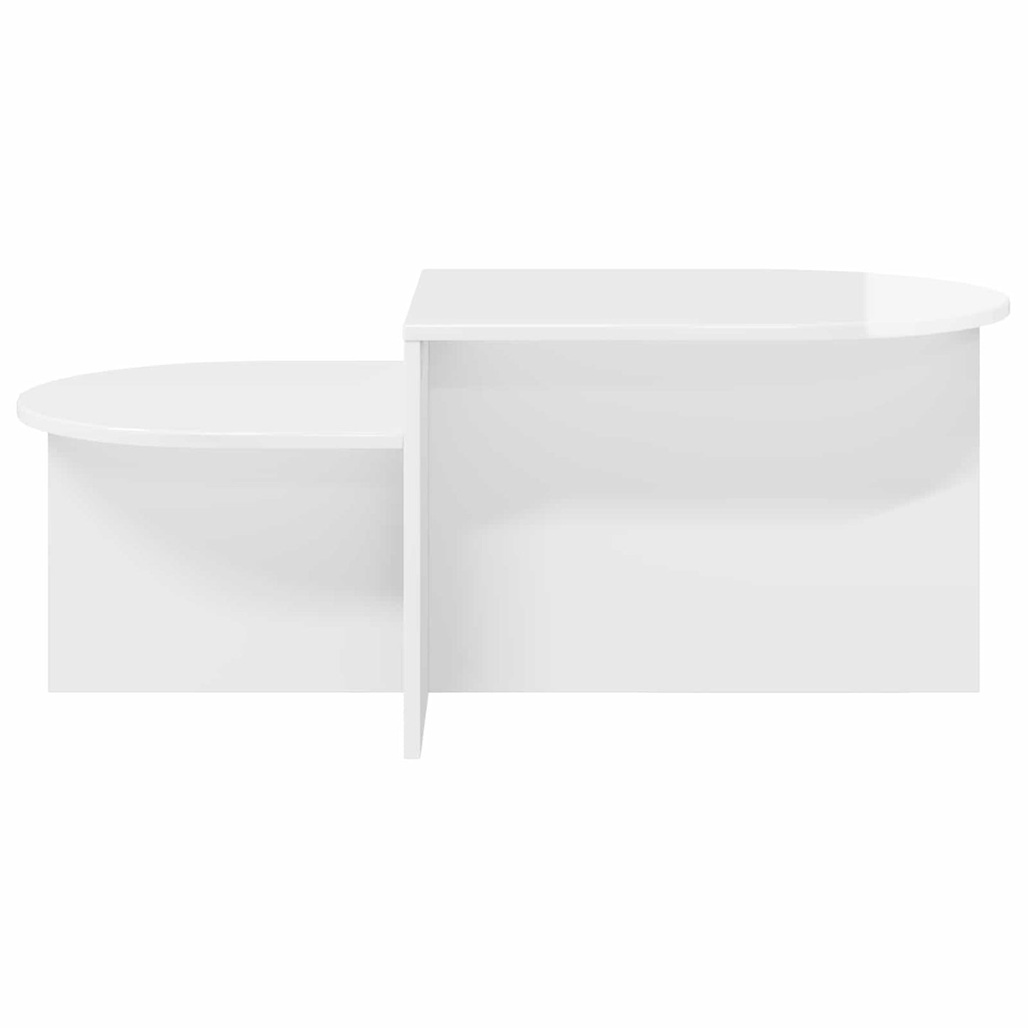 Tavolino da salotto Bianco Lucido 100 x 50 x 40 cm