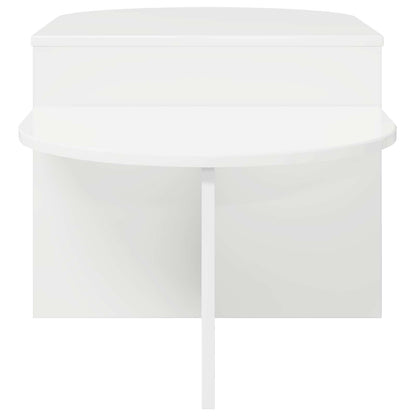 Tavolino da salotto Bianco Lucido 100 x 50 x 40 cm | homemem39