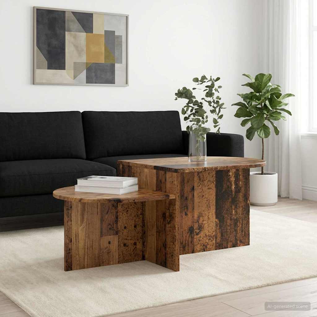 Tavolino da salotto Legno antico 100 x 50 x 40 cm | homemem39