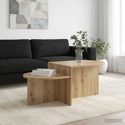Tavolino da salotto Rovere Artigianale 100 x 50 x 40 cm