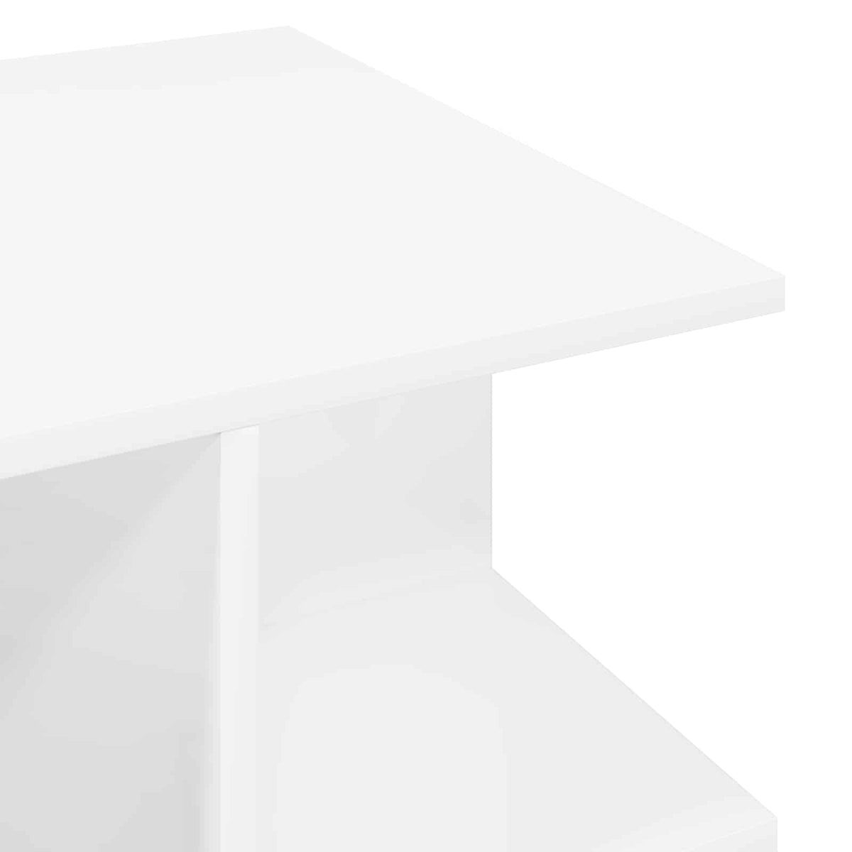 Tavolino da salotto Bianco 87 x 50 x 45 cm Legno ingegnerizzato