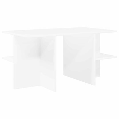 Tavolino da salotto Bianco 87 x 50 x 45 cm Legno ingegnerizzato
