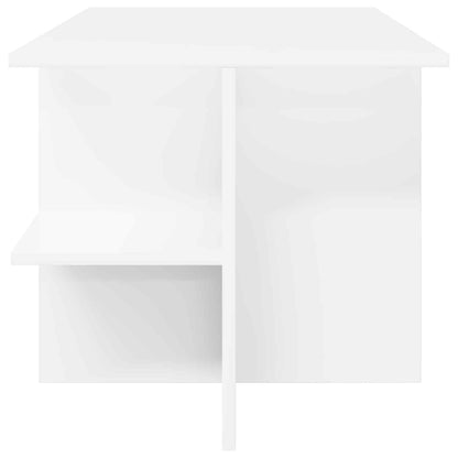Tavolino da salotto Bianco 87 x 50 x 45 cm Legno ingegnerizzato
