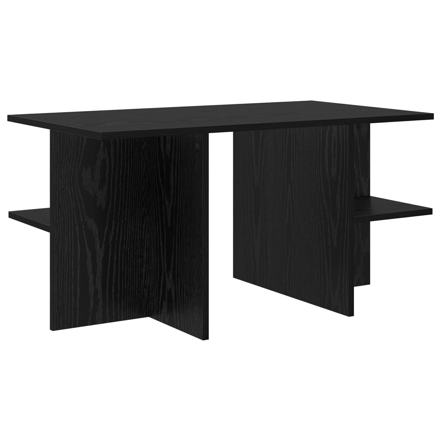 Tavolino da salotto Rovere Nero 87 x 50 x 45 cm
