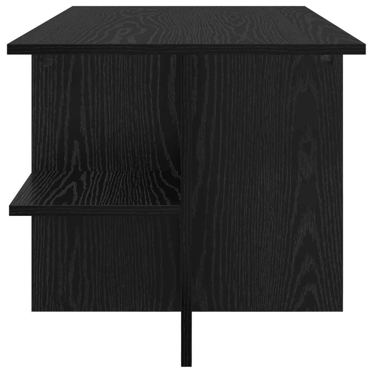 Tavolino da salotto Rovere Nero 87 x 50 x 45 cm