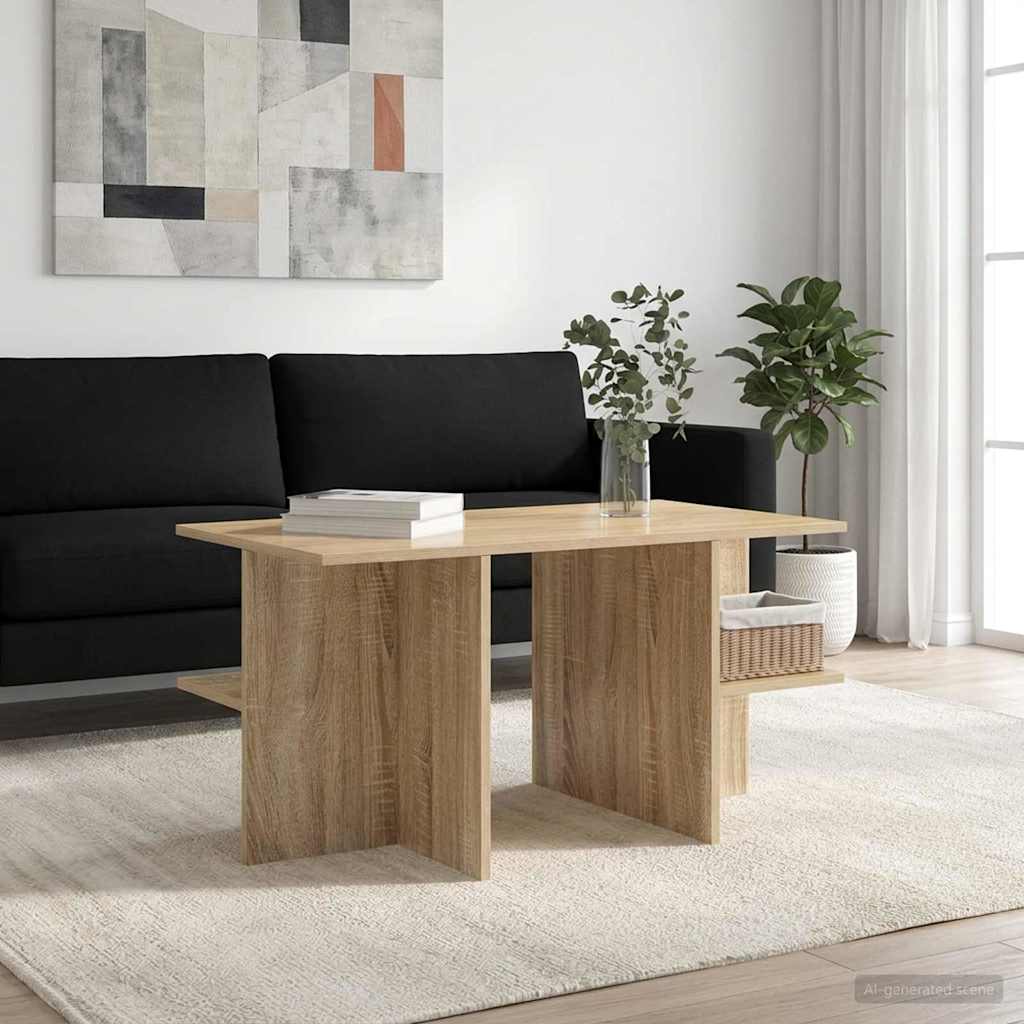 Tavolino da salotto Rovere Sonoma 87 x 50 x 45 cm
