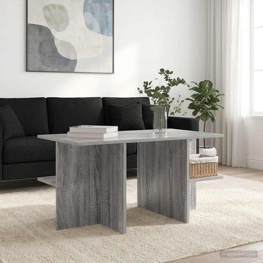 Tavolino da salotto Grigio Sonoma 87 x 50 x 45 cm | homemem39