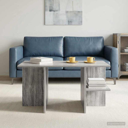 Tavolino da salotto Grigio Sonoma 87 x 50 x 45 cm