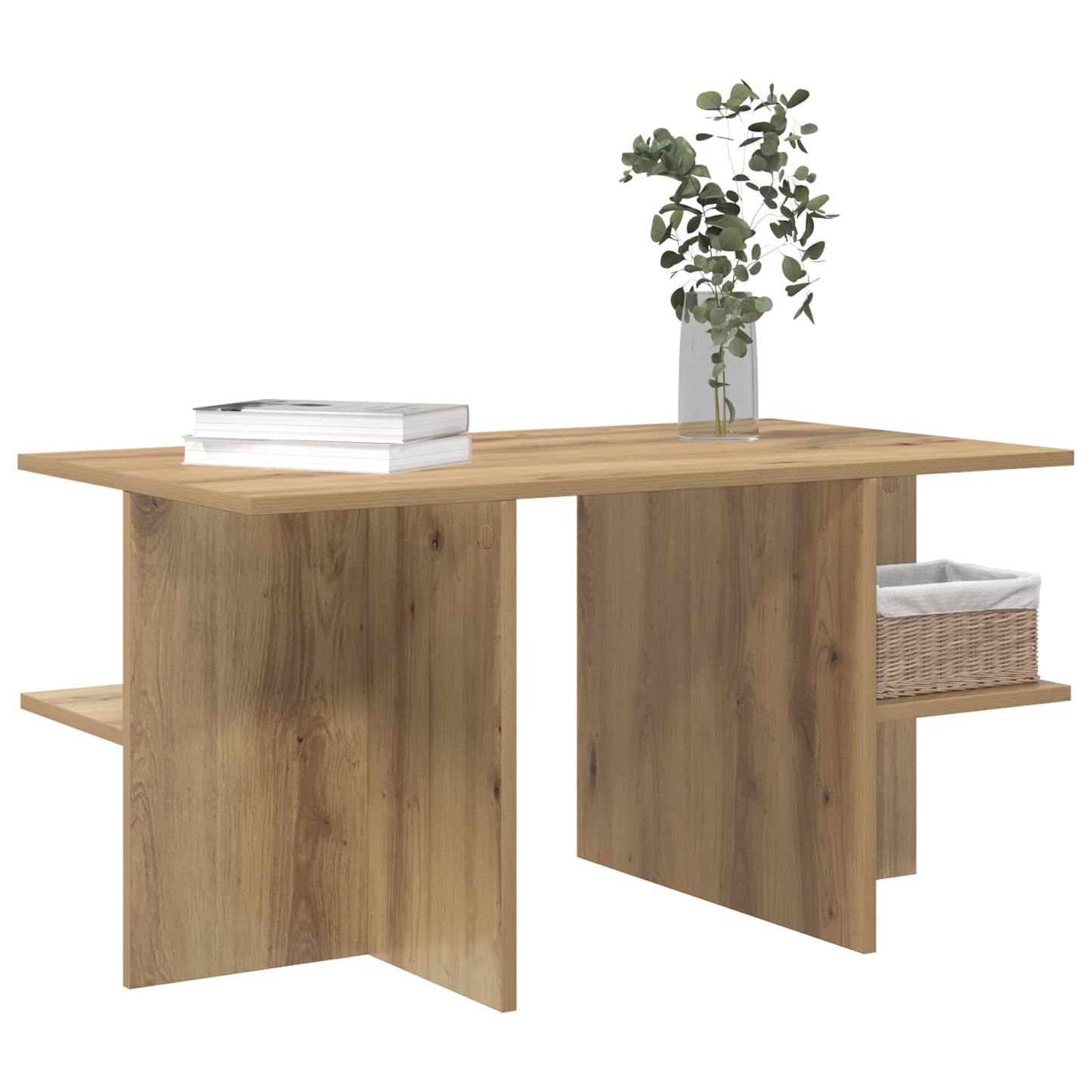 Tavolino da salotto Rovere Artigianale 87 x 50 x 45 cm | homemem39