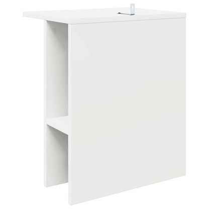 Tavolino da salotto Bianco 40 x 30 x 49 cm Legno ingegnerizzato