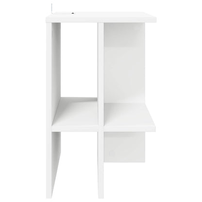 Tavolino da salotto Bianco 40 x 30 x 49 cm Legno ingegnerizzato
