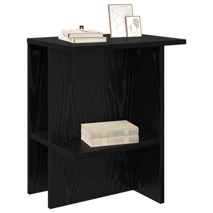 Tavolino da salotto Rovere Nero 40 x 30 x 49 cm