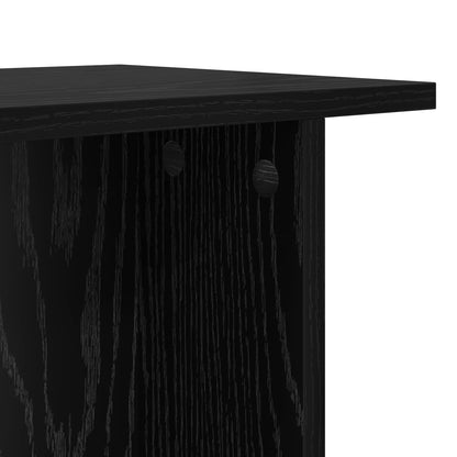 Tavolino da salotto 2 pcs Rovere Nero 40 x 30 x 49 cm