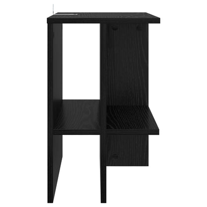 Tavolino da salotto 2 pcs Rovere Nero 40 x 30 x 49 cm