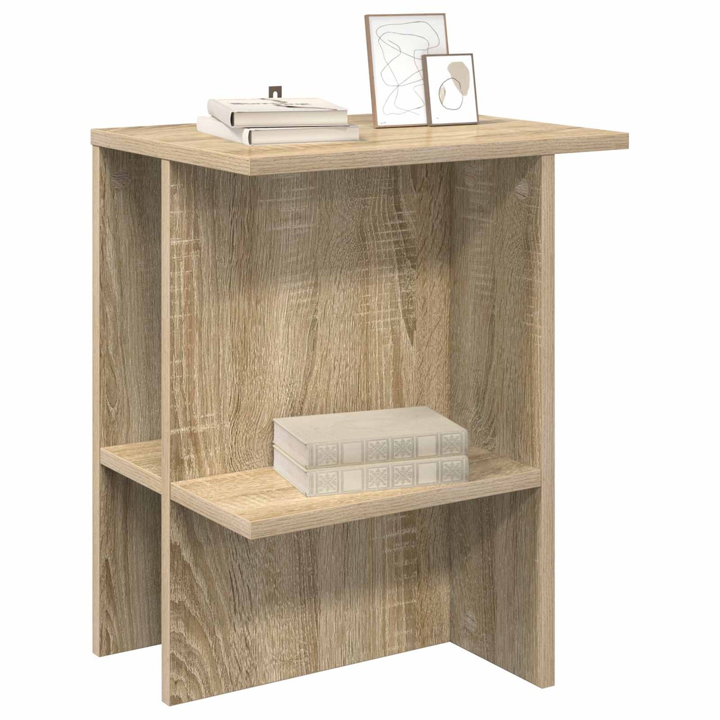 Tavolino da salotto 2 pz Rovere Sonoma 40 x 30 x 49 cm
