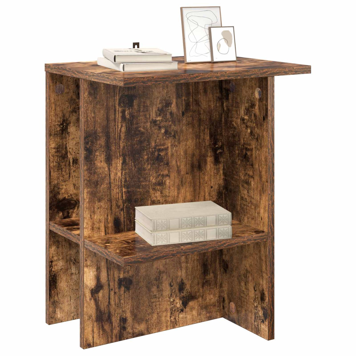 Tavolino da salotto Rovere Fumo 40 x 30 x 49 cm