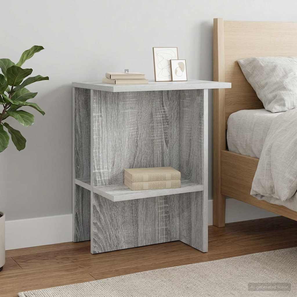 Tavolino da salotto Grigio Sonoma 40 x 30 x 49 cm | homemem39