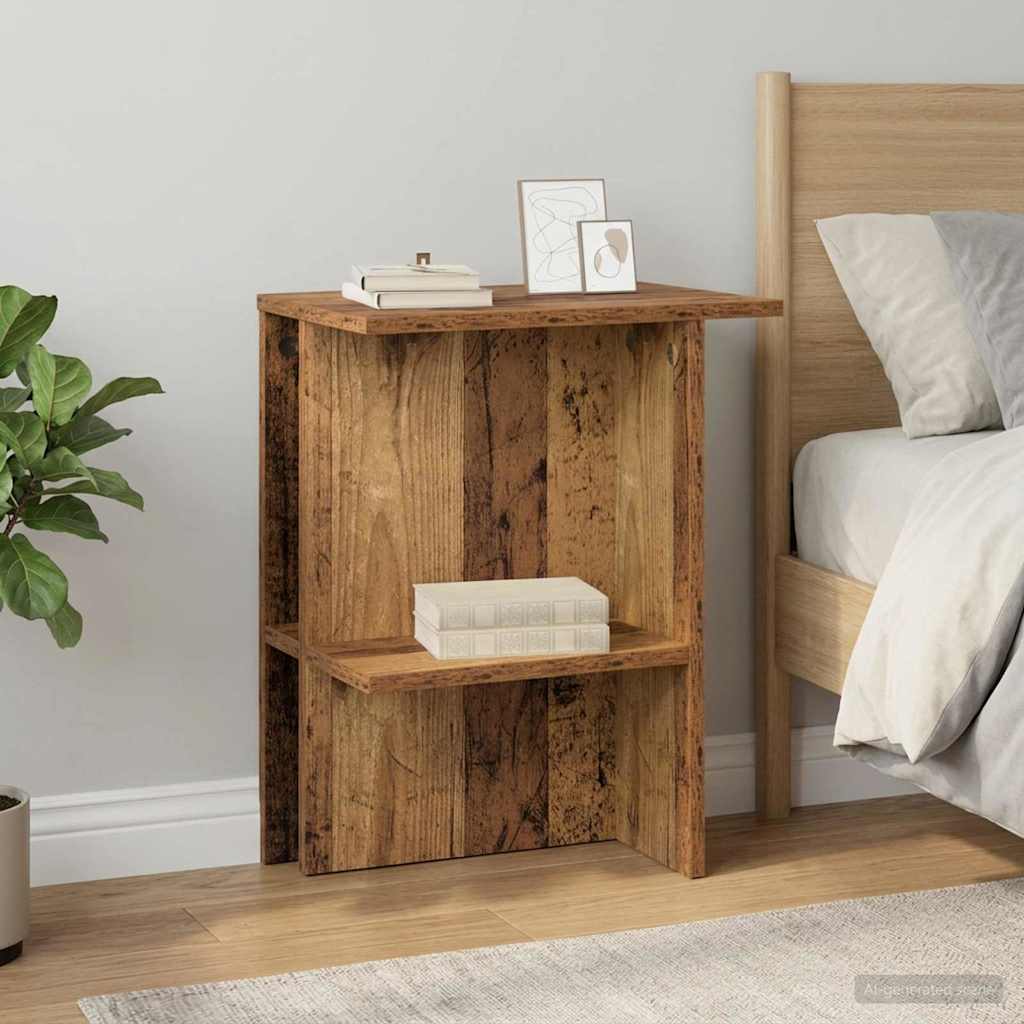 Tavolino da salotto 2 pcs Legno antico 40 x 30 x 49 cm