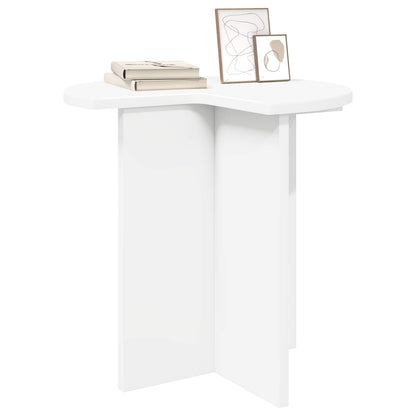 Tavolo laterale 2 pz Bianco Ø 39 x 38 cm Legno ingegnerizzato