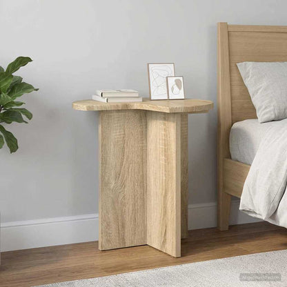 Tavolo laterale 2 pz Rovere Sonoma Ø 39 x 38 cm