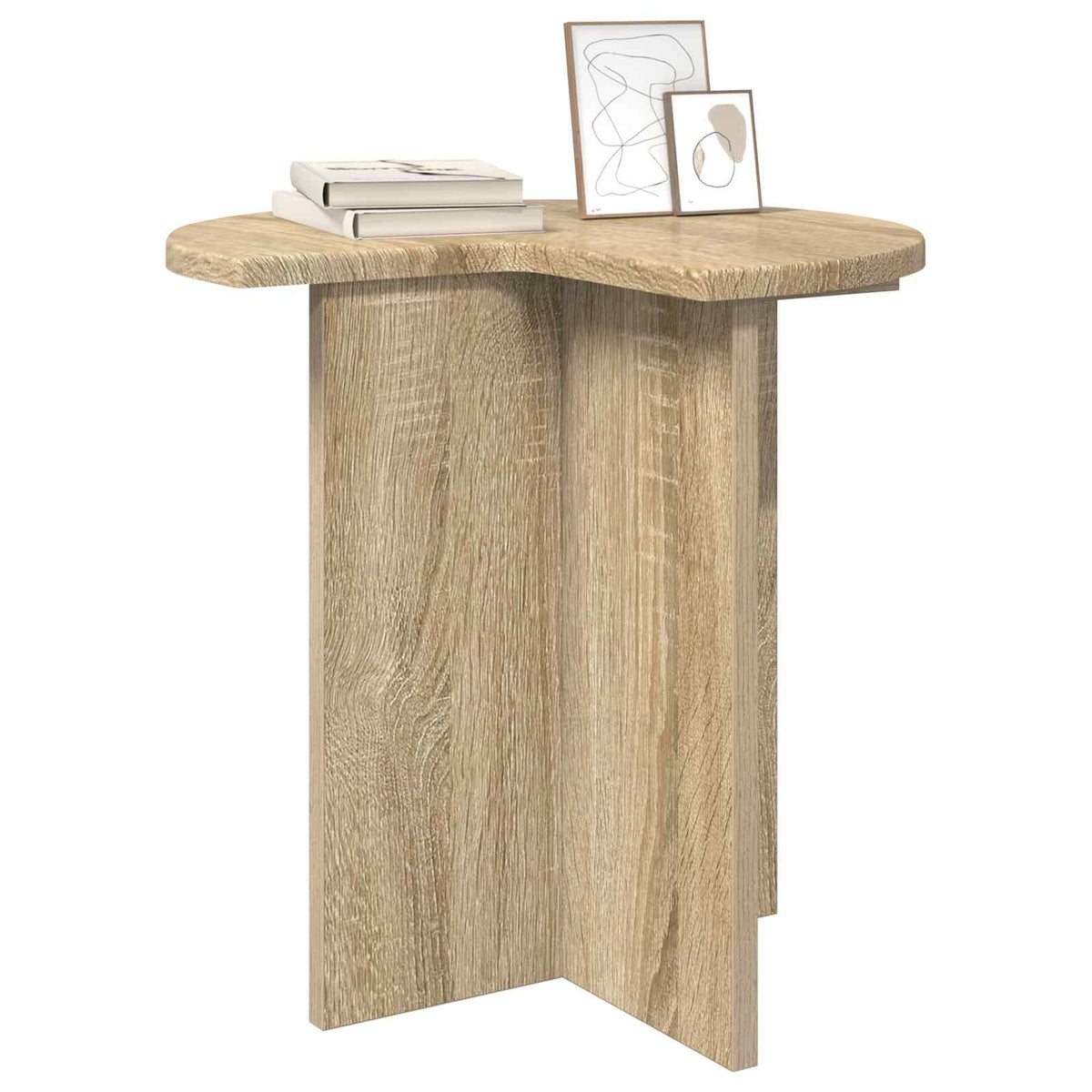 Tavolo laterale Rovere Sonoma Ø 39 x 38 cm Legno ingegnerizzato