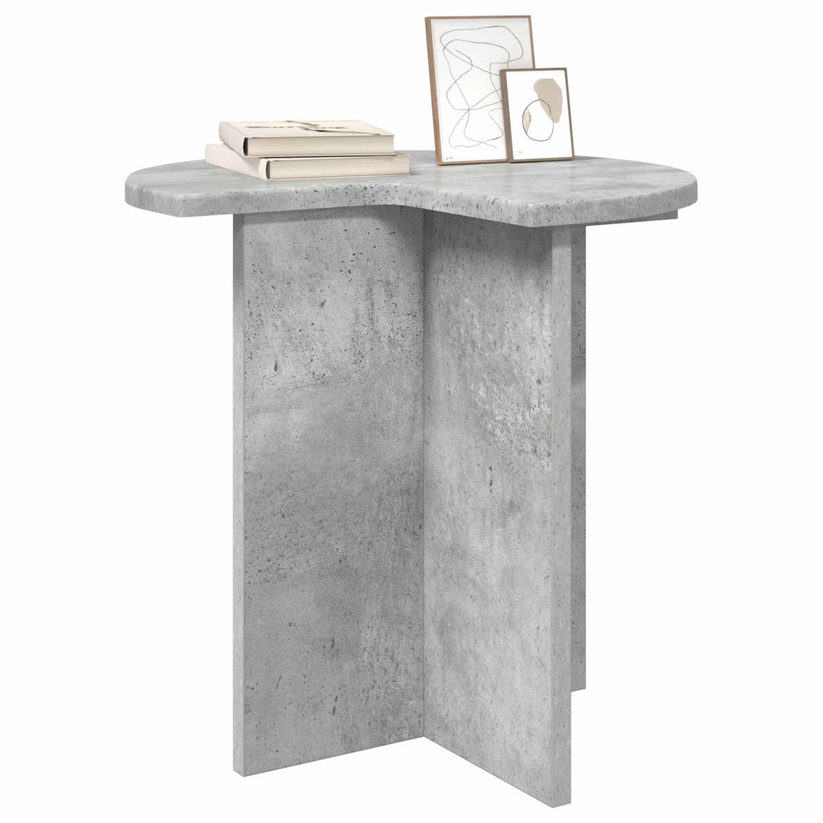 Tavolo laterale Grigio Cemento Ø 39 x 38 cm