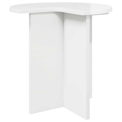 Tavolo laterale Bianco Lucido Ø 39 x 38 cm Legno ingegnerizzato | homemem39