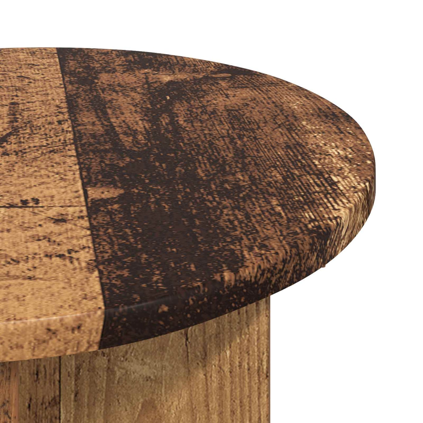 Tavolo laterale Legno antico Ø 39 x 38 cm Legno ingegnerizzato | homemem39