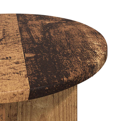 Tavolo laterale Legno antico Ø 39 x 38 cm Legno ingegnerizzato | homemem39