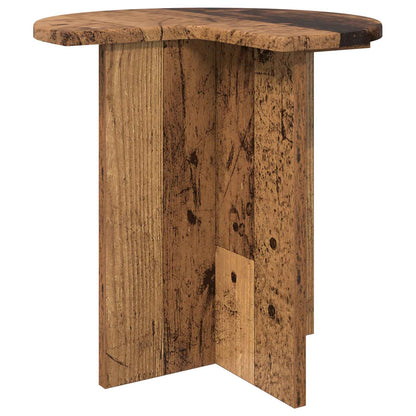 Tavolo laterale Legno antico Ø 39 x 38 cm Legno ingegnerizzato | homemem39