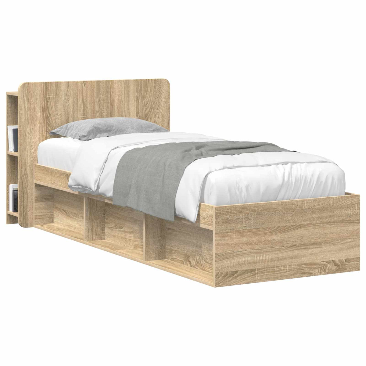 Testata del letto Rovere Sonoma Legno ingegnerizzato