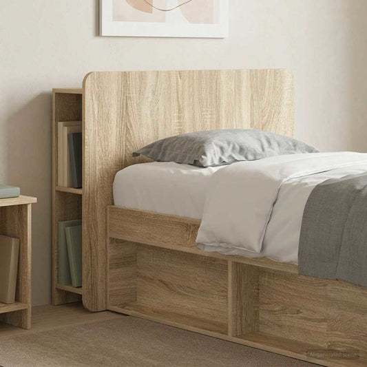 Testata del letto Rovere Sonoma Legno ingegnerizzato