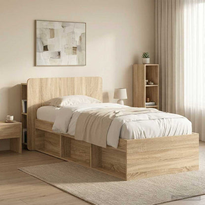 Testata del letto Rovere Sonoma Legno ingegnerizzato