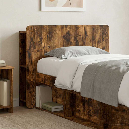 Testata del letto Rovere Fumo Legno ingegnerizzato